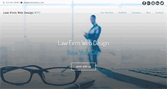 Desktop Screenshot of lawfirmwebdesignnyc.com